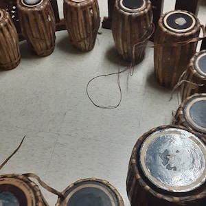 Antique Burma Burmese Orchestra Hsain Wain Royal Court Drum Percussion ...