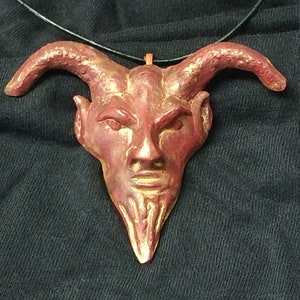 The Devil Amulet,Occult,Satanism,Dark Arts,3.5"x3"x1.25",Collector