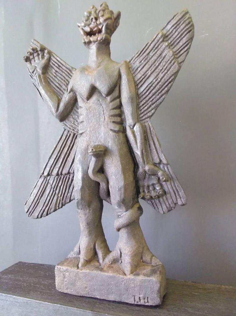 Pazuzu Demon Statue Replica by Artist Ting Hua Etsy