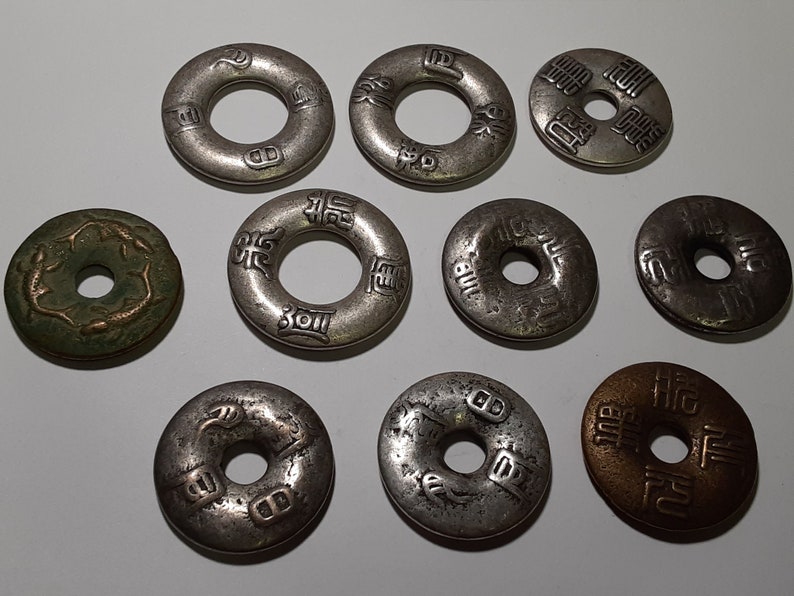Lot of Vintage Chinese Amulet Coins