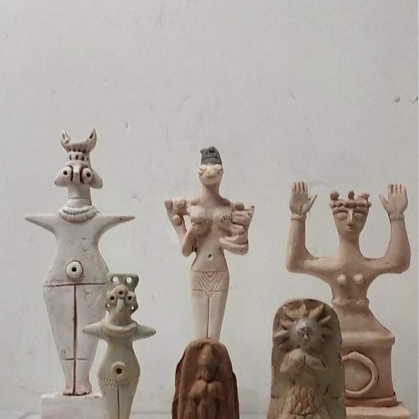 The Goddesses Collections Replicas" Ishtar,Nammu,Minoan Snake,Asherah,Shapesh,Lilith" by Artist " THL ",Collectors