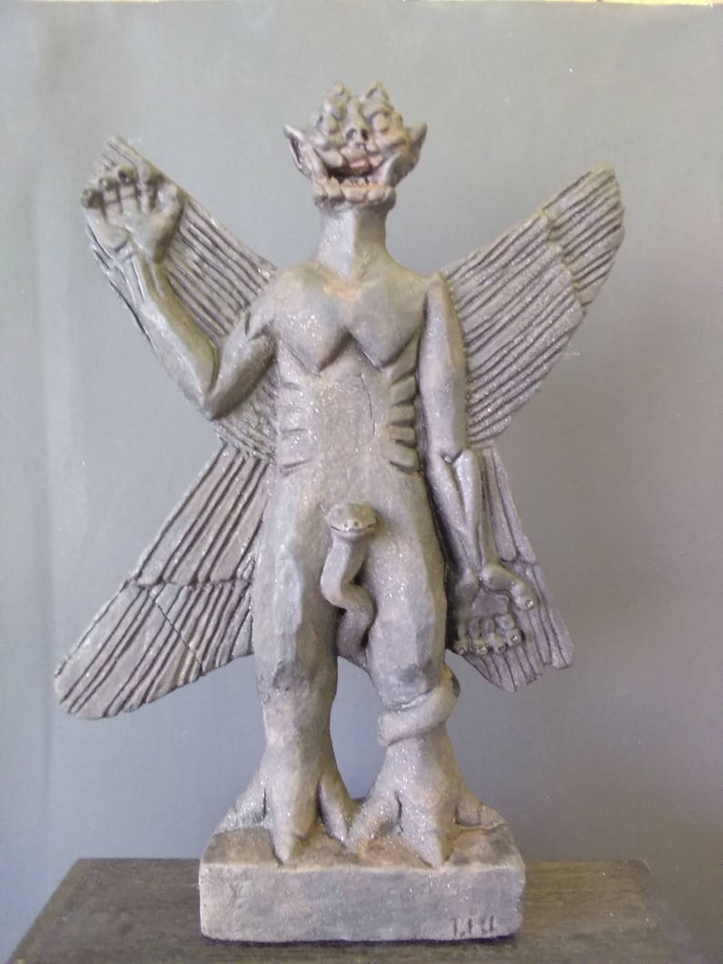 Pazuzu Demon Statue Replica by Artist Ting Hua Etsy