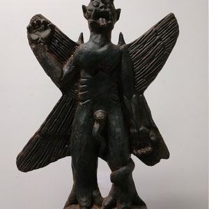 Statua Demona Pazuzu autorstwa artysty &quot;Ting Hua Liu&quot;, 12&quot;x8&quot;x1&quot;
