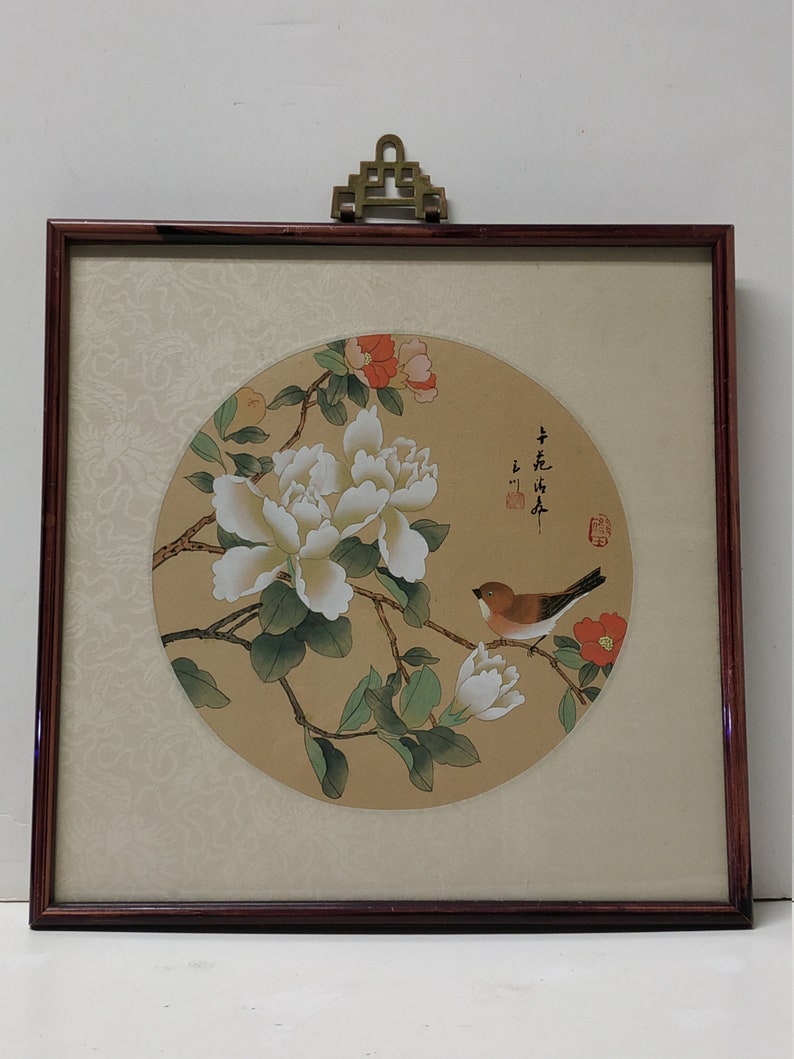 Vintage Chinese Original Spiro Painting,12.5x11.5,collector Etsy
