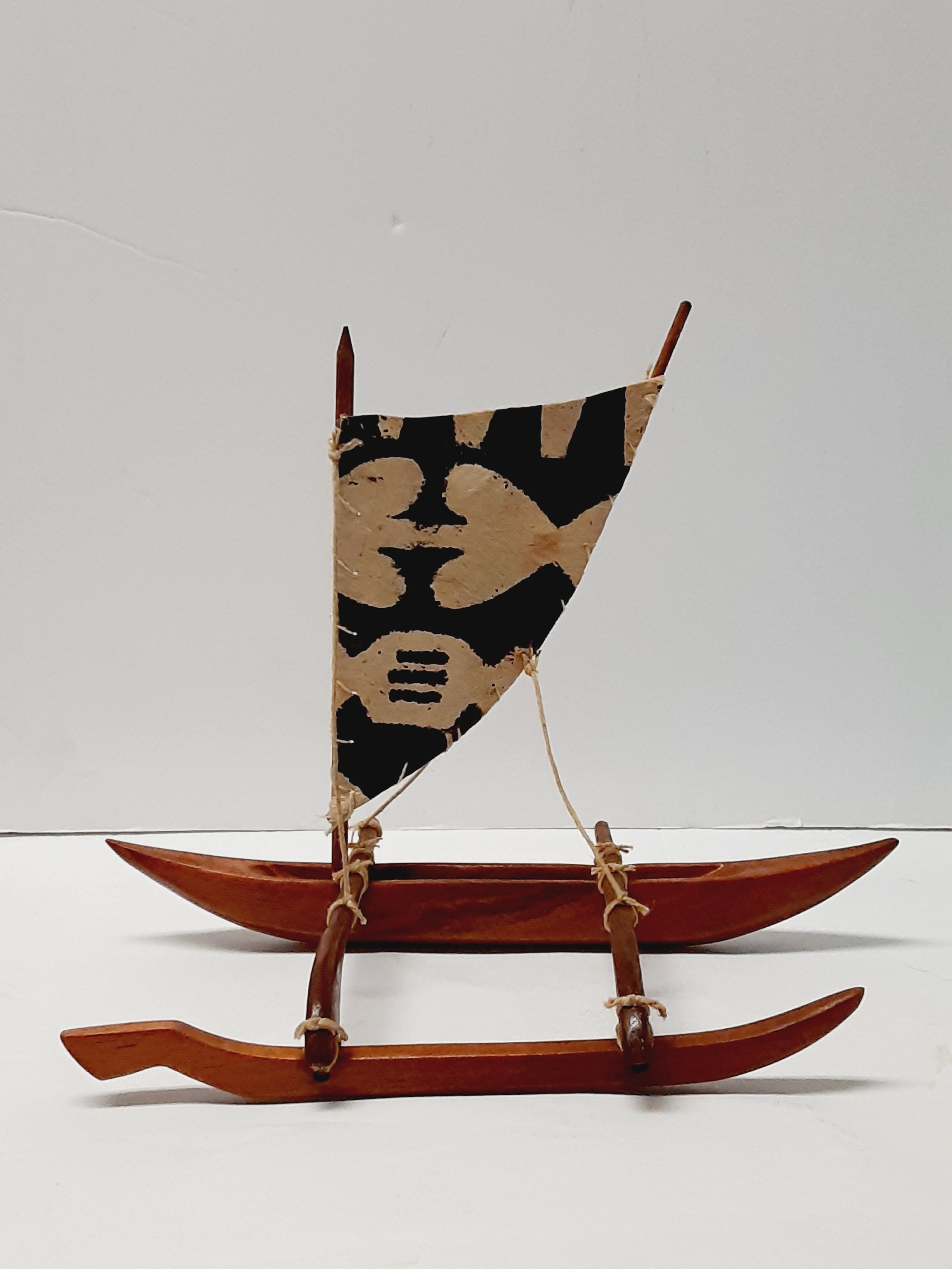 Hawaiian Outrigger Canoe キット Wooden Canoe Hawaiian Wood
