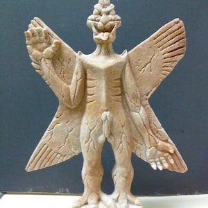 Pazuzu Demon Statue Replica by Artist &quot; Ting Hua Liu&quot;,11&quot;x7.5&quot;,Collector