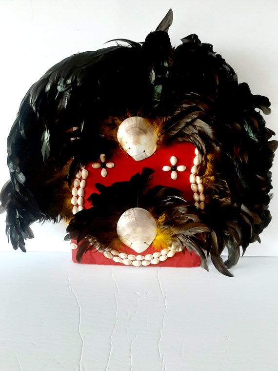 Rare Polynesian Hula Dancer Headdress,18"×18",Coll