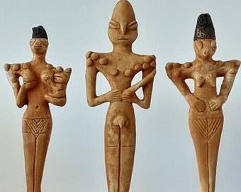 Niburu Sumerian,Ubaid Period,The Annunaki &quot; The Gods &quot;,Nammu,10.5&quot;,9&quot;,Replica,Collectors