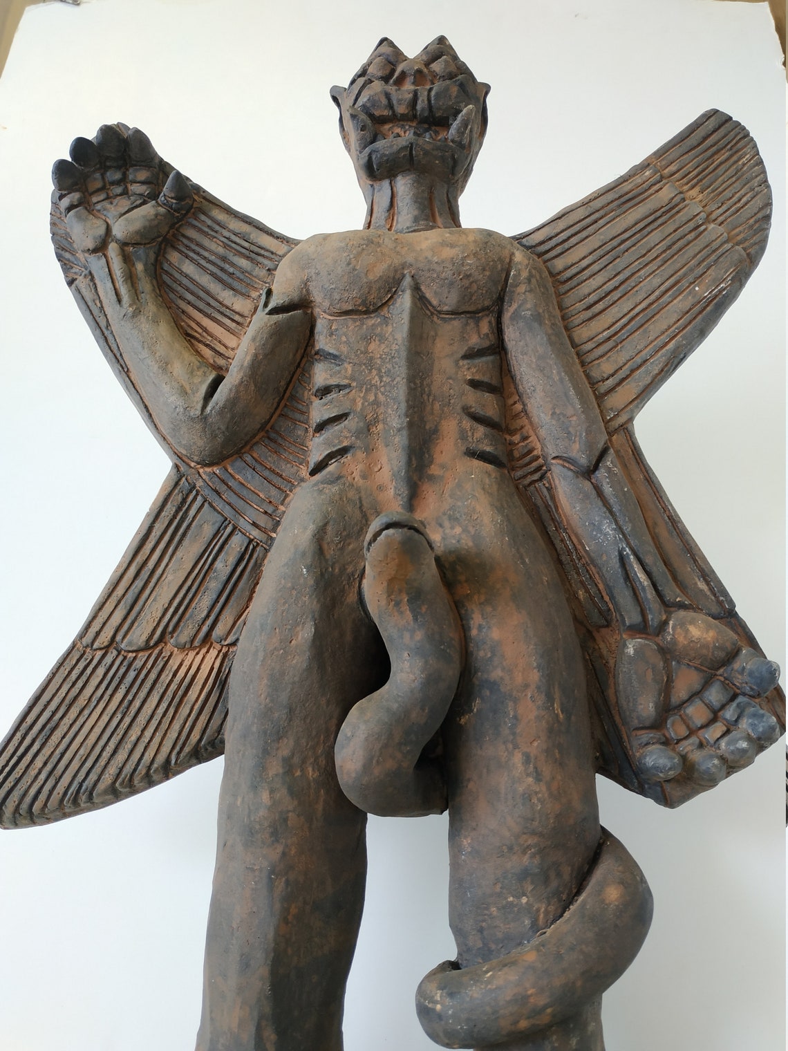 Large Powerful Pazuzu Demon Statue by Artist Ting Hua | Etsy