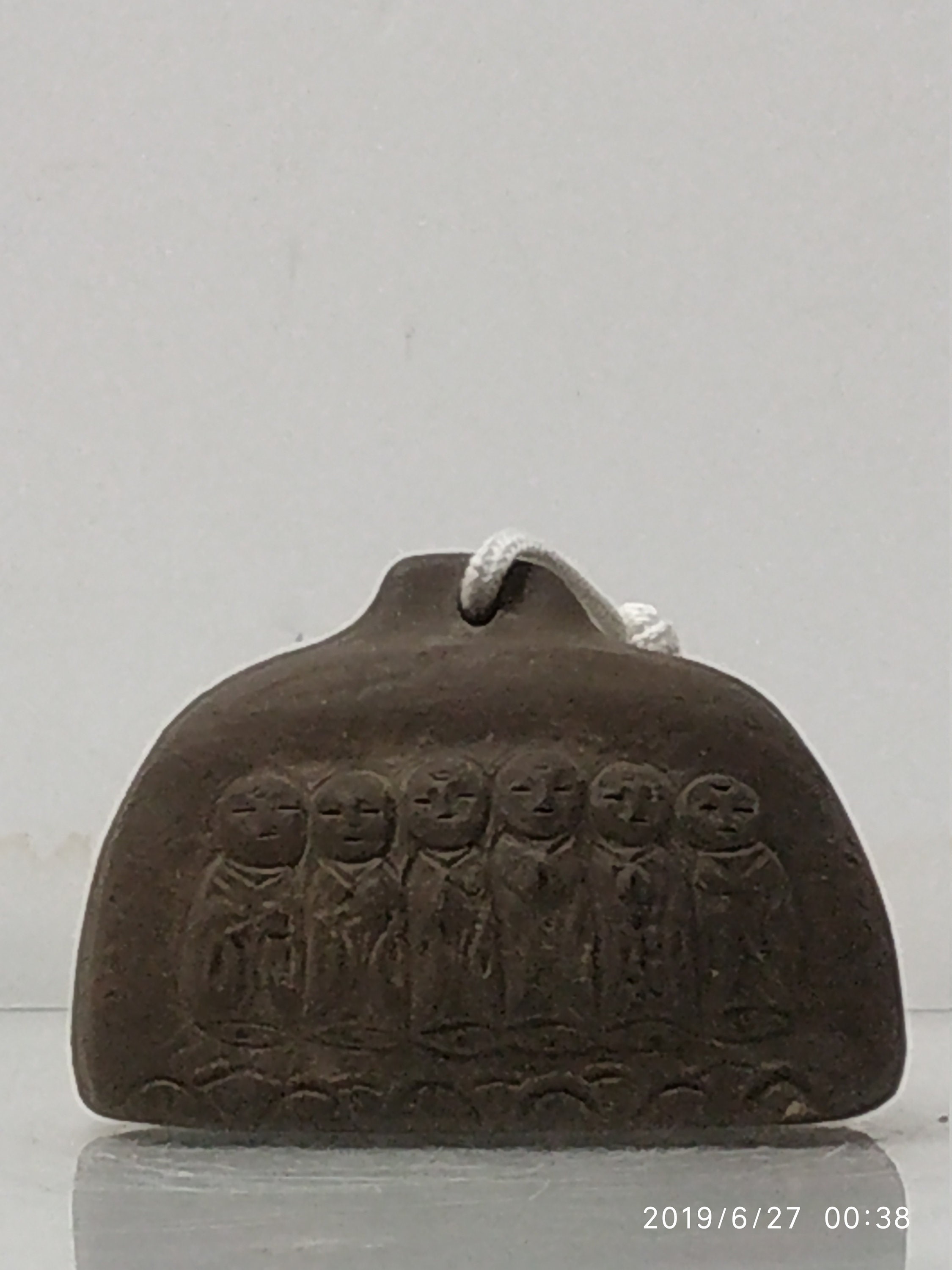 【保証書付】 Japanese Earthenware Jizo Bell,4.25 その他