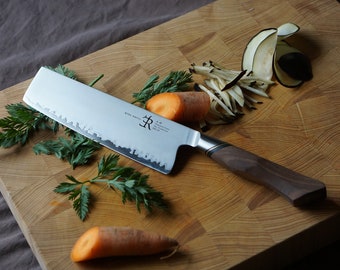 Nakiri Messer Ryda Knives A-30 Damast Serie