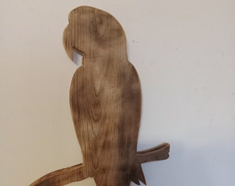 Macaw wood parrot decor