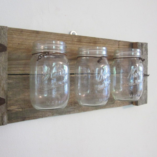 Mason Jar Wall Decor Etsy