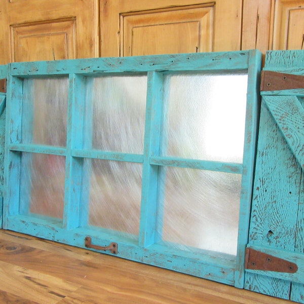 Six pane window shadow box frame