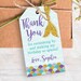 Mermaid Birthday Favor Tags, Editable Mermaid Favor Tags Template ...