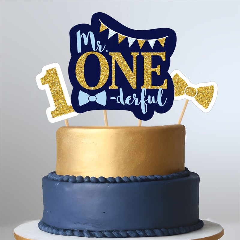 Mr Onederful Cake Topper - Etsy