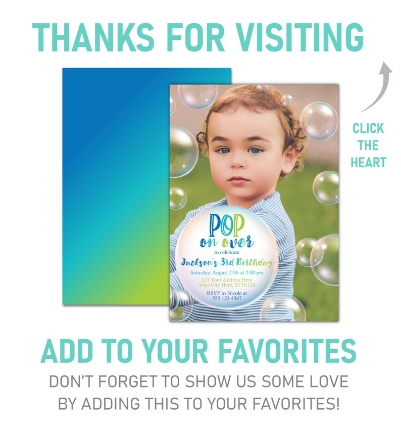 Bubble Birthday Invitation Editable Boy Bubble Invitation Etsy