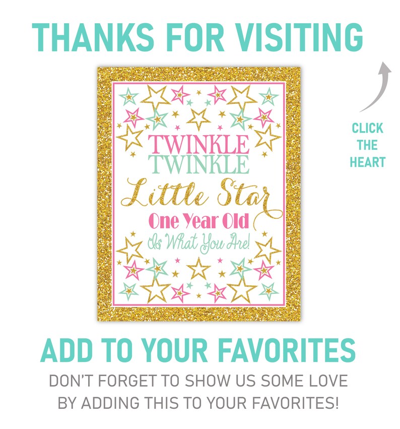 Twinkle Little Star Birthday Sign Printable One Year Old is - Etsy