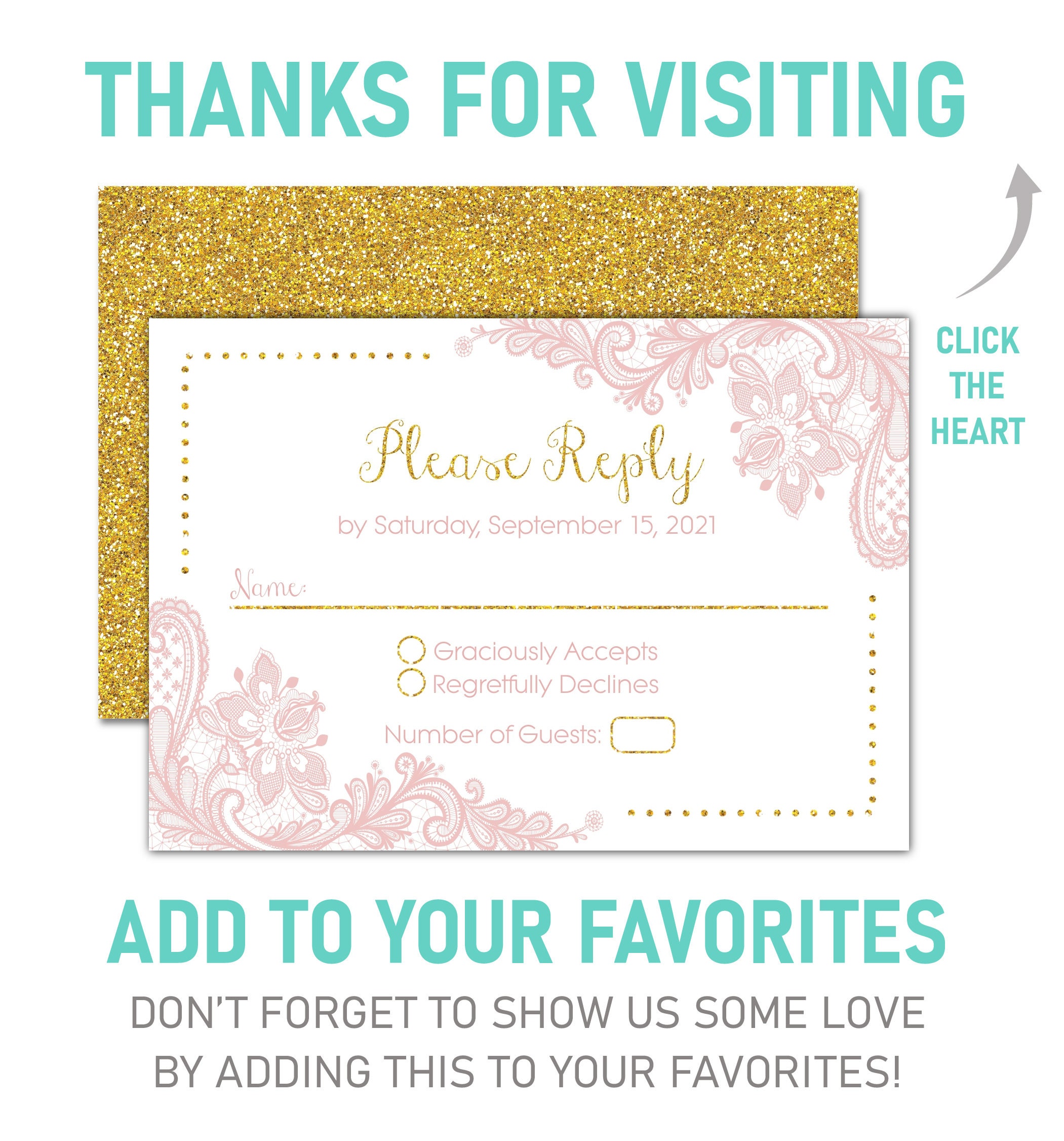 Quinceanera RSVP Cards Editable Princess Quinceañera Response | Etsy