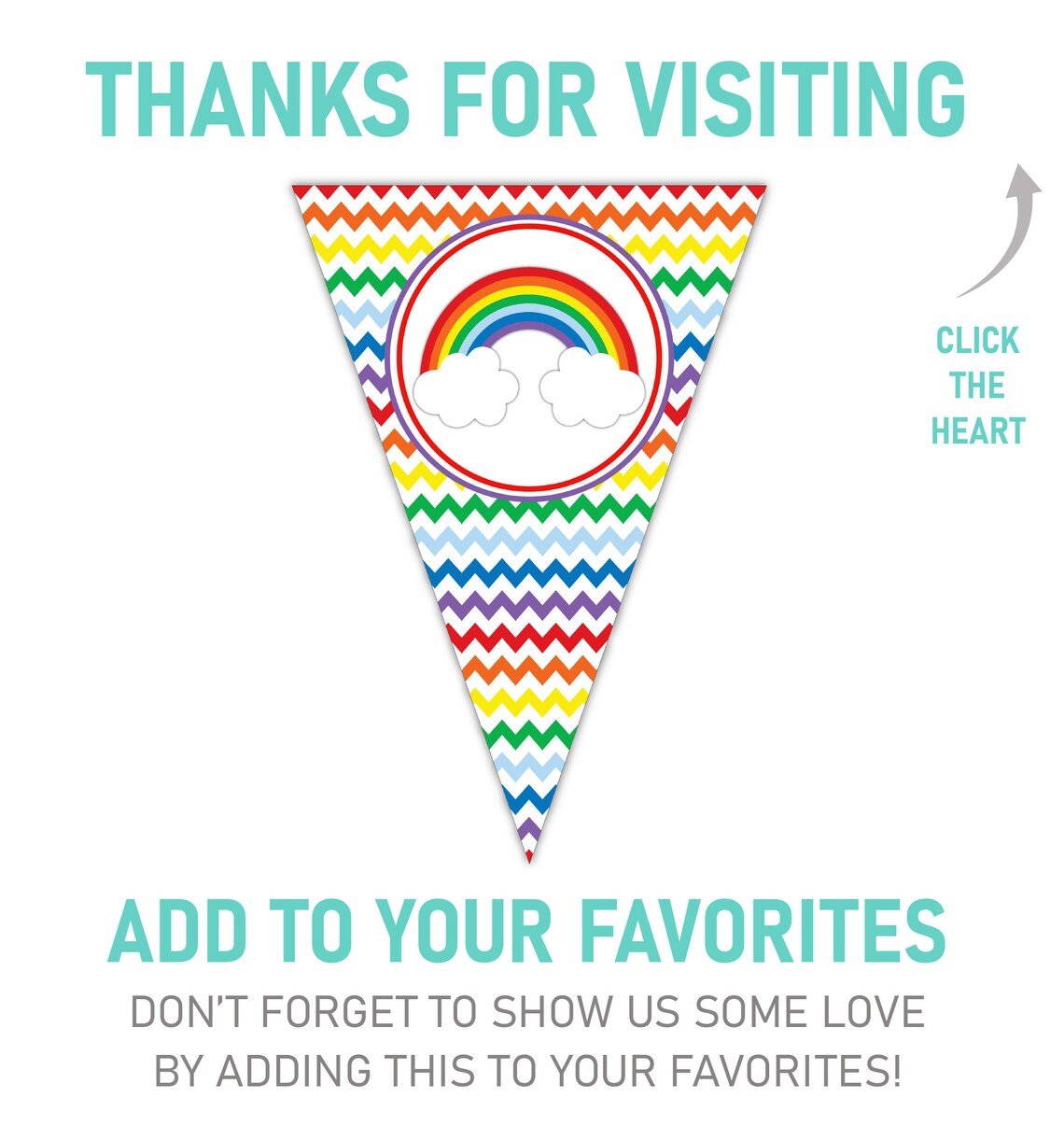 Rainbow Happy Birthday Banner Printable Rainbow Banner - Etsy