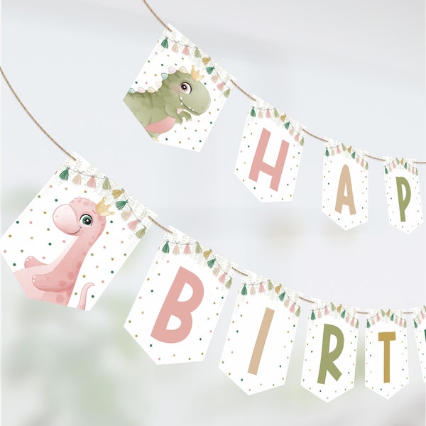 Girl Dinosaur Party - Etsy