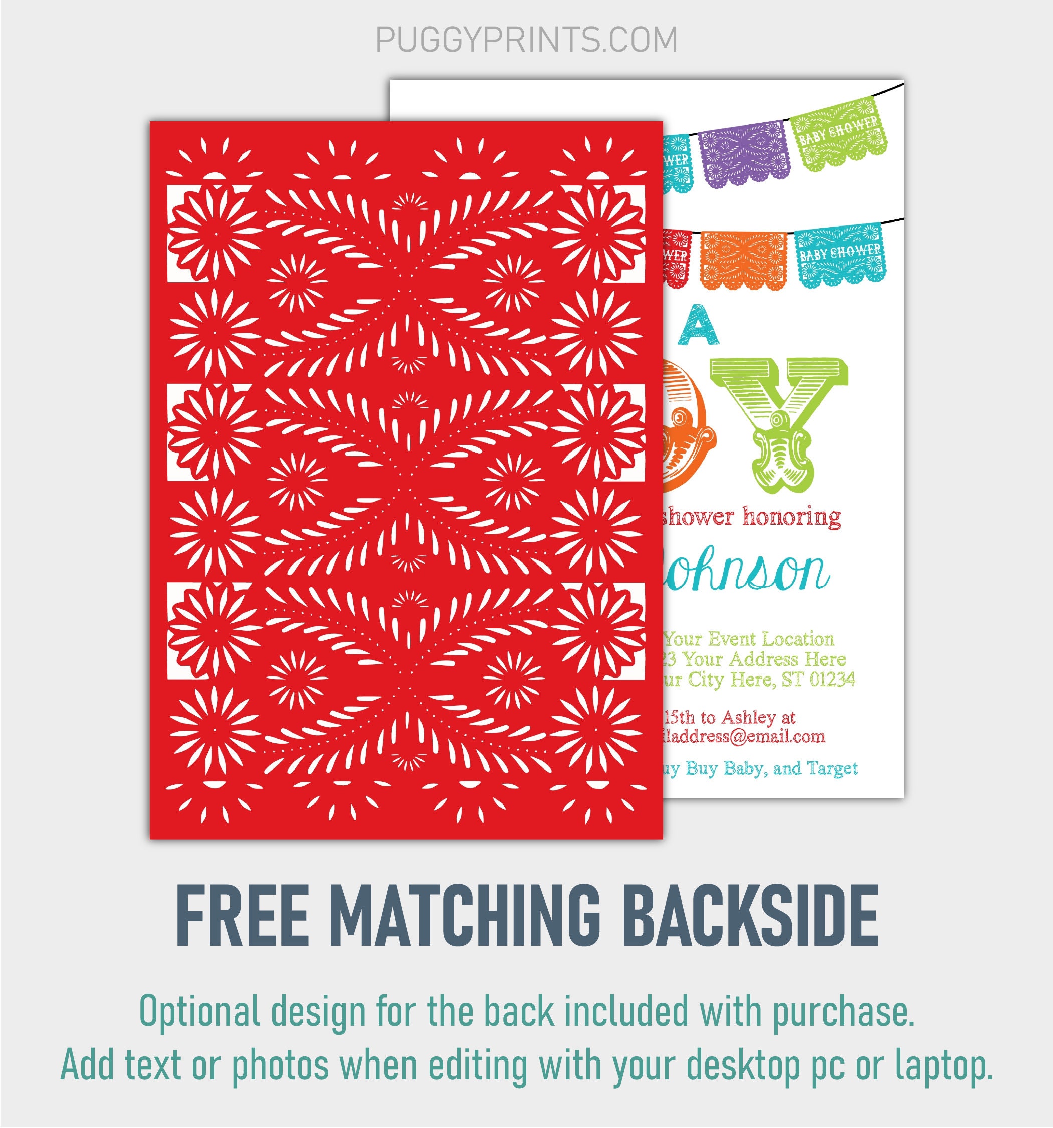 Fiesta Baby Shower Invitation Editable Fiesta Invitation Etsy