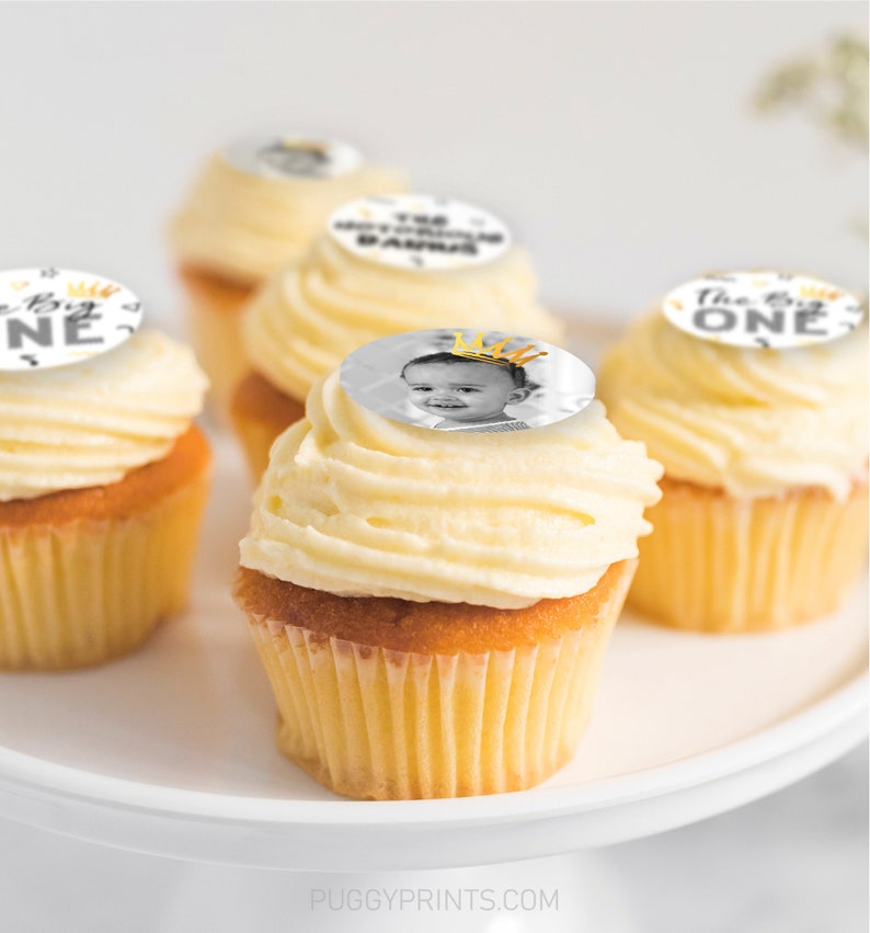 Notorious One Birthday Cupcake Toppers Editable the Big One Etsy