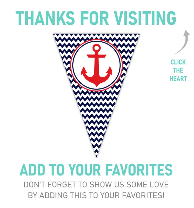 Nautical Happy Birthday Banner Printable Nautical Banner - Etsy