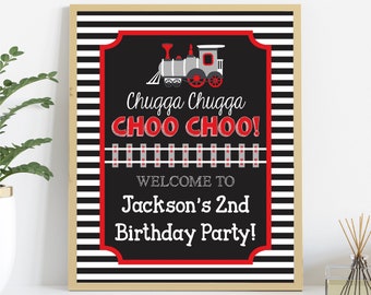 Train Welcome Sign - Etsy
