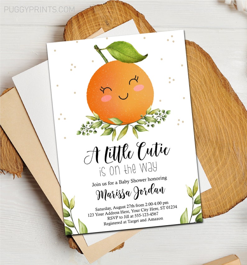 Little Cutie Baby Shower Invitations