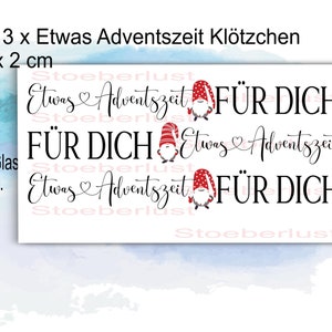 Een beetje Adventstijd voor jou: kabouters, opwrijfstickers, blokken en andere motieven voor Raysin, hout, email of kaarsfolie om zelf te maken