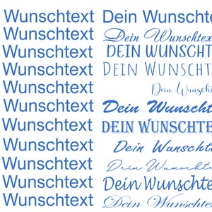 Kerzentattoo personalisiert: Ihr Wunschtext 11 Schriften wählbar wahlweise A4 oder A5 wahlweise schwarz weiß oder farbig Blau