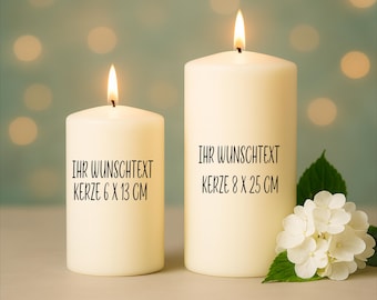 Pegatinas para velas personalizadas | Pegatinas para velas personalizadas | Idea de regalo para Navidad, cumpleaños, bodas y condolencias