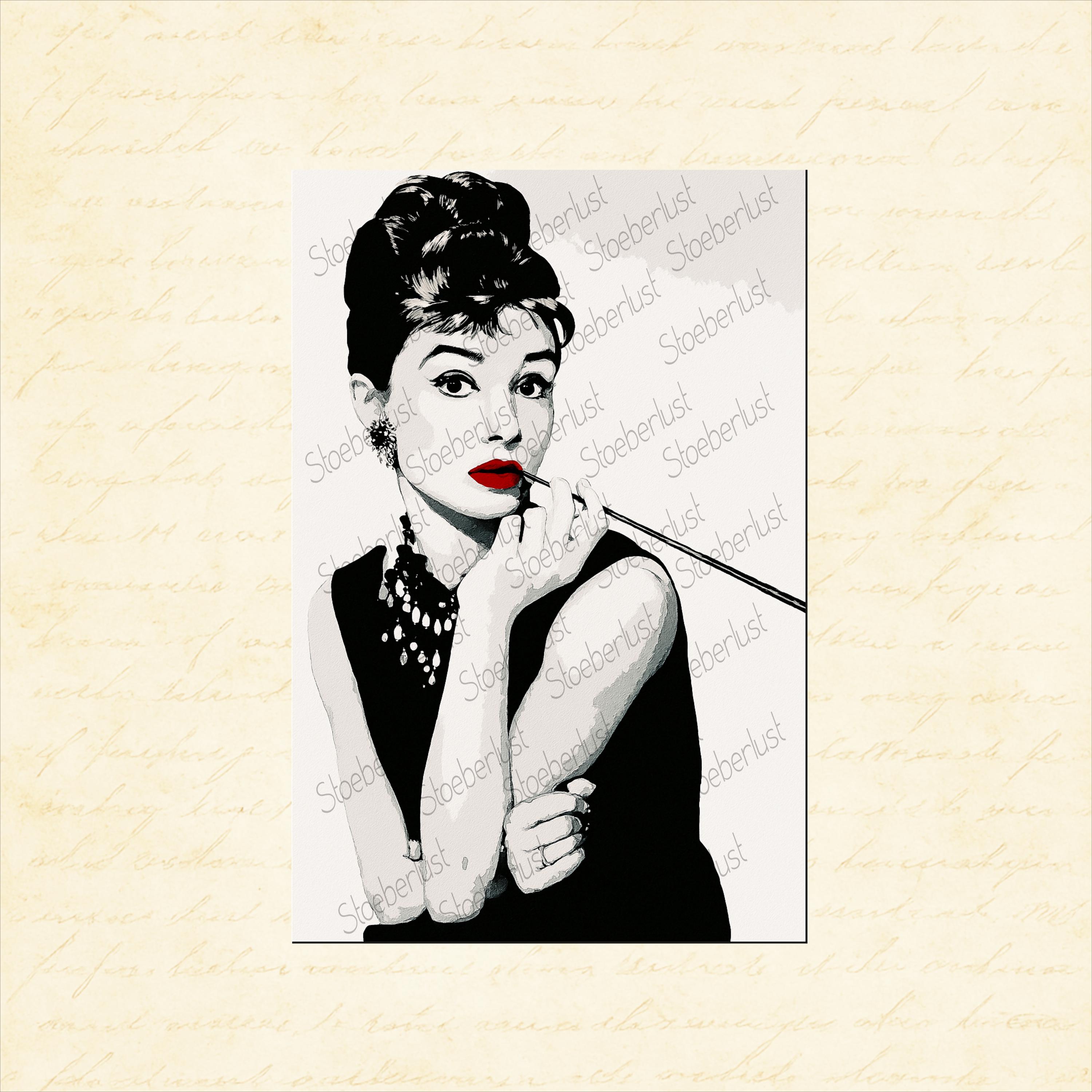 Fashion Lady Long Cigarette Holder Audrey Hepburn 10.6"/270 Mm