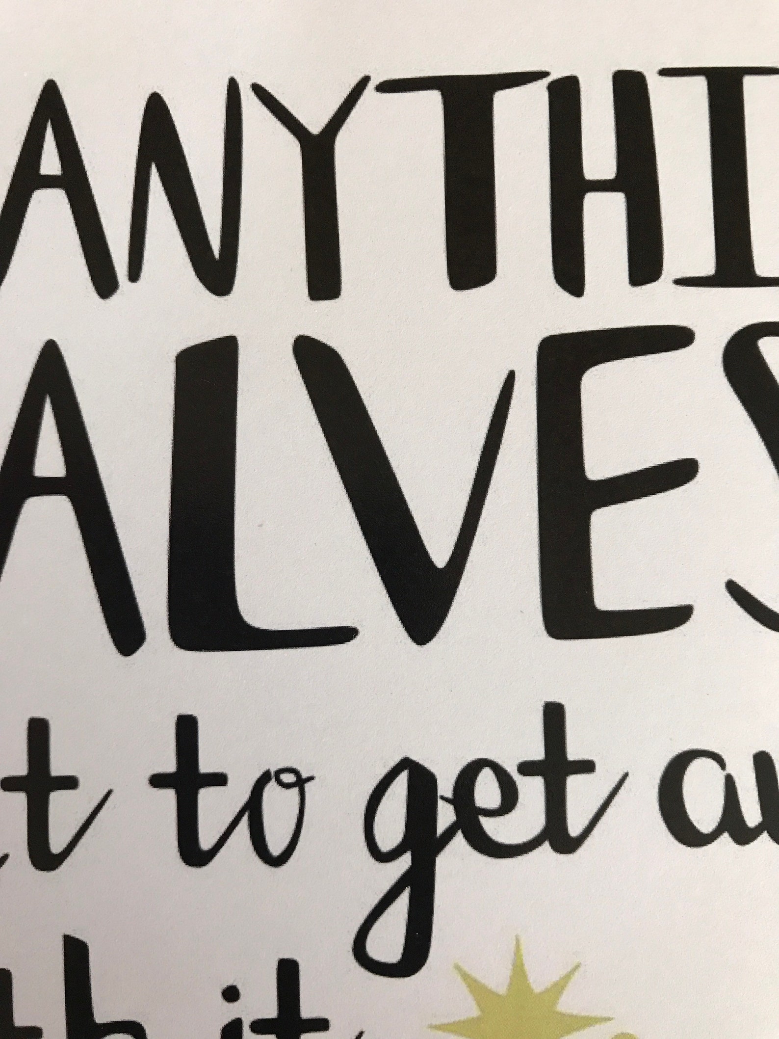 a4 print matilda roald dahl art quote second etsy