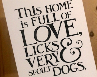 Emma Bridgewater Inspired Fan Print Black Toast Dog Lover ‘Dogs’