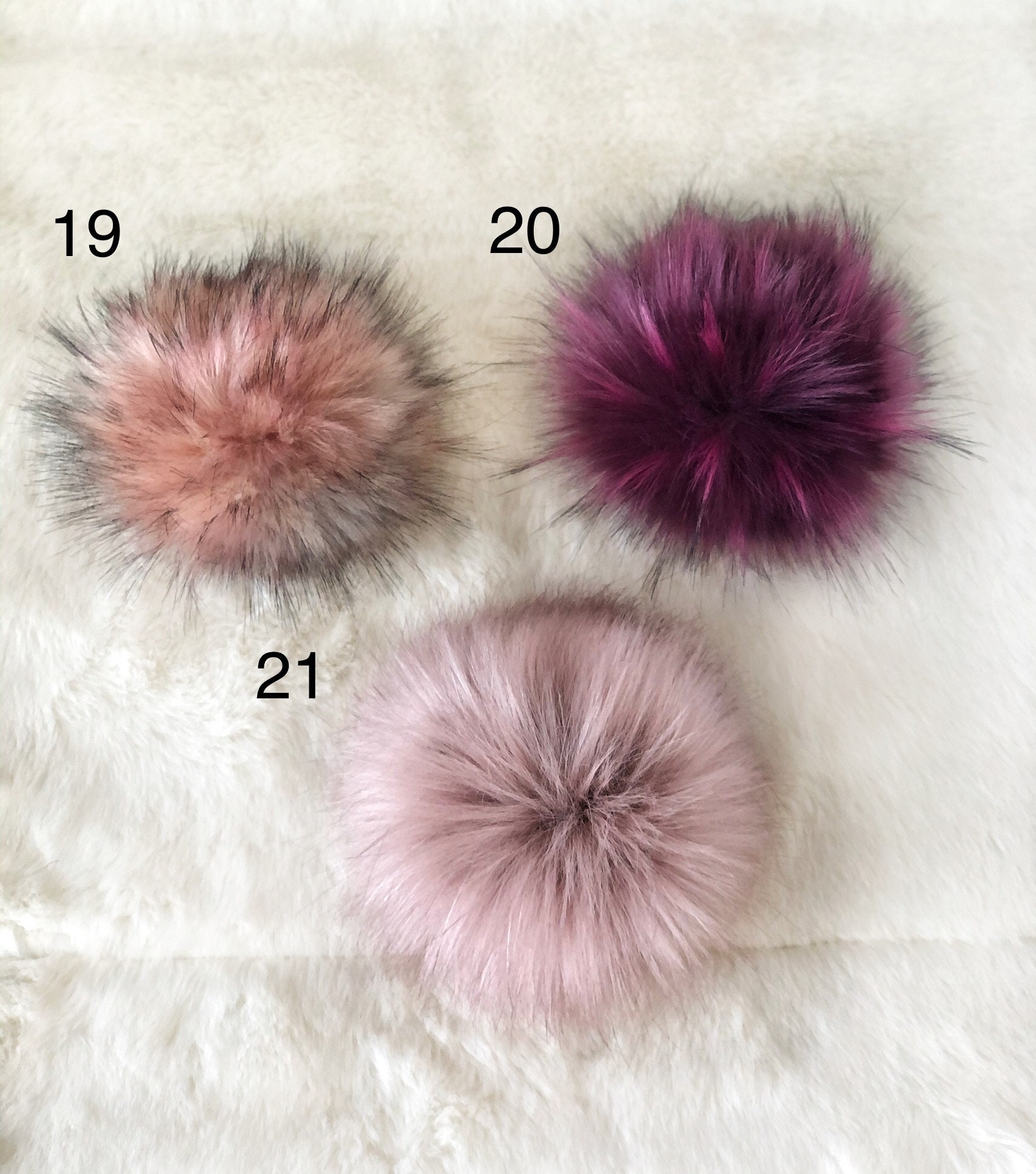  Snap On Pom Poms For Hats