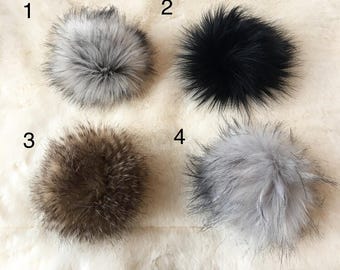 Faux Fur Pompoms, Vegan Pompoms, Cruelty Free Pompoms, Faux Fur, Pompoms, Knitwear Pompom, Faux Fur pompom Hat, Faux Fur Pom Pom for hat