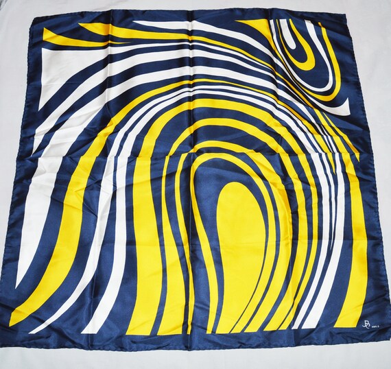 Vintage Scarf - Pierre Cardin, 1980s, Silk Scarf,… - image 3