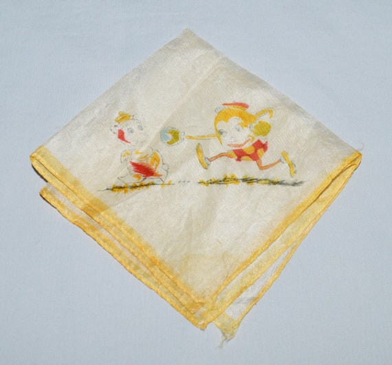 Vintage Handkerchief - Child's Handkerchief, 1920… - image 2