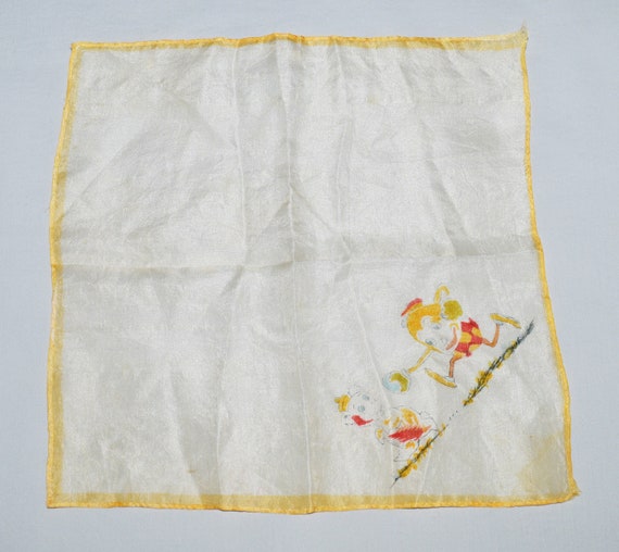 Vintage Handkerchief - Child's Handkerchief, 1920… - image 4