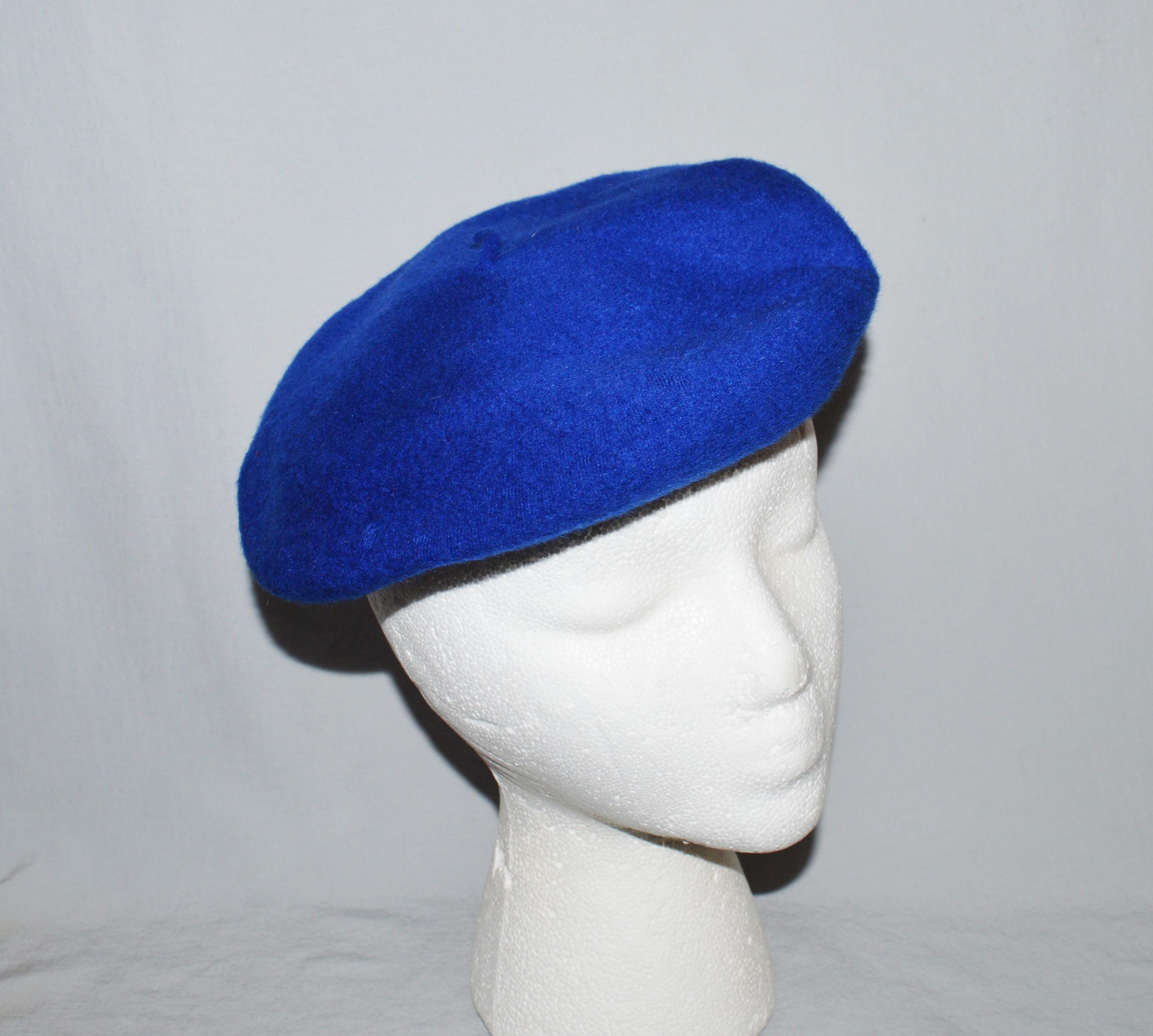 Blue Wool Beret - Etsy