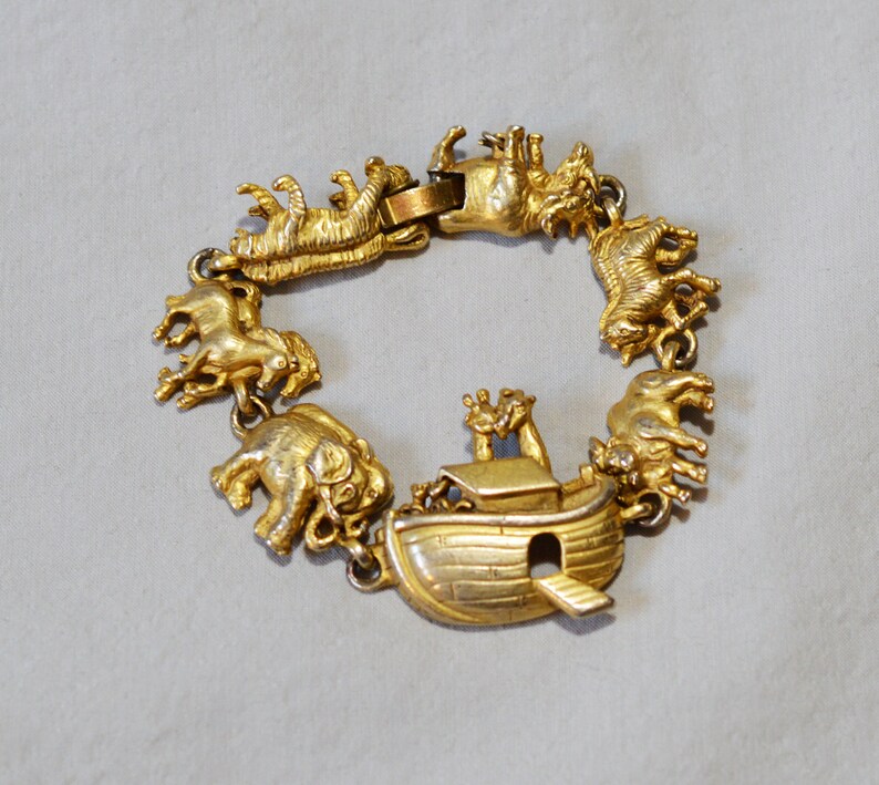 noah's ark gold bracelet