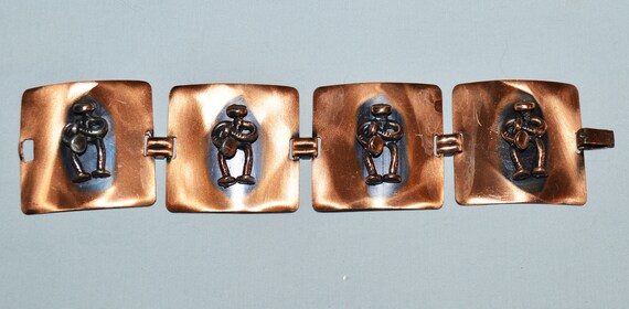 Vintage Copper Jewelry Set - Musician, Necklace, … - image 7