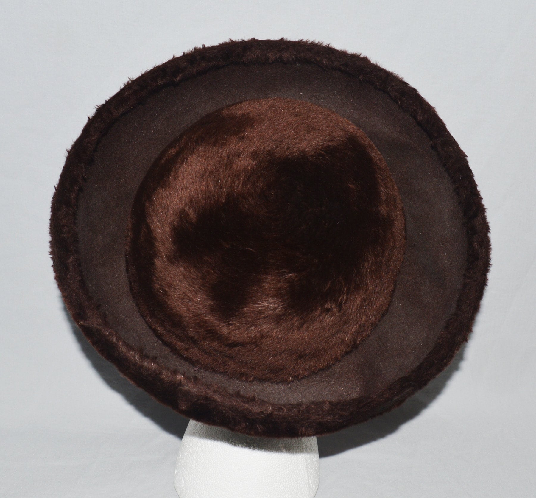 Rare Vintage Mink Fur Hat By  G. Howard Hodge Jr   ,collectible Mid Cent 1950\' 1950s G Howard Hodge Gray Hat | Mid-Cen Architectural Design main image 2