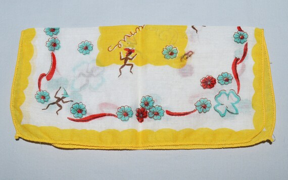 Vintage Handkerchief - 1940s or 50s, Brownie Hand… - image 5
