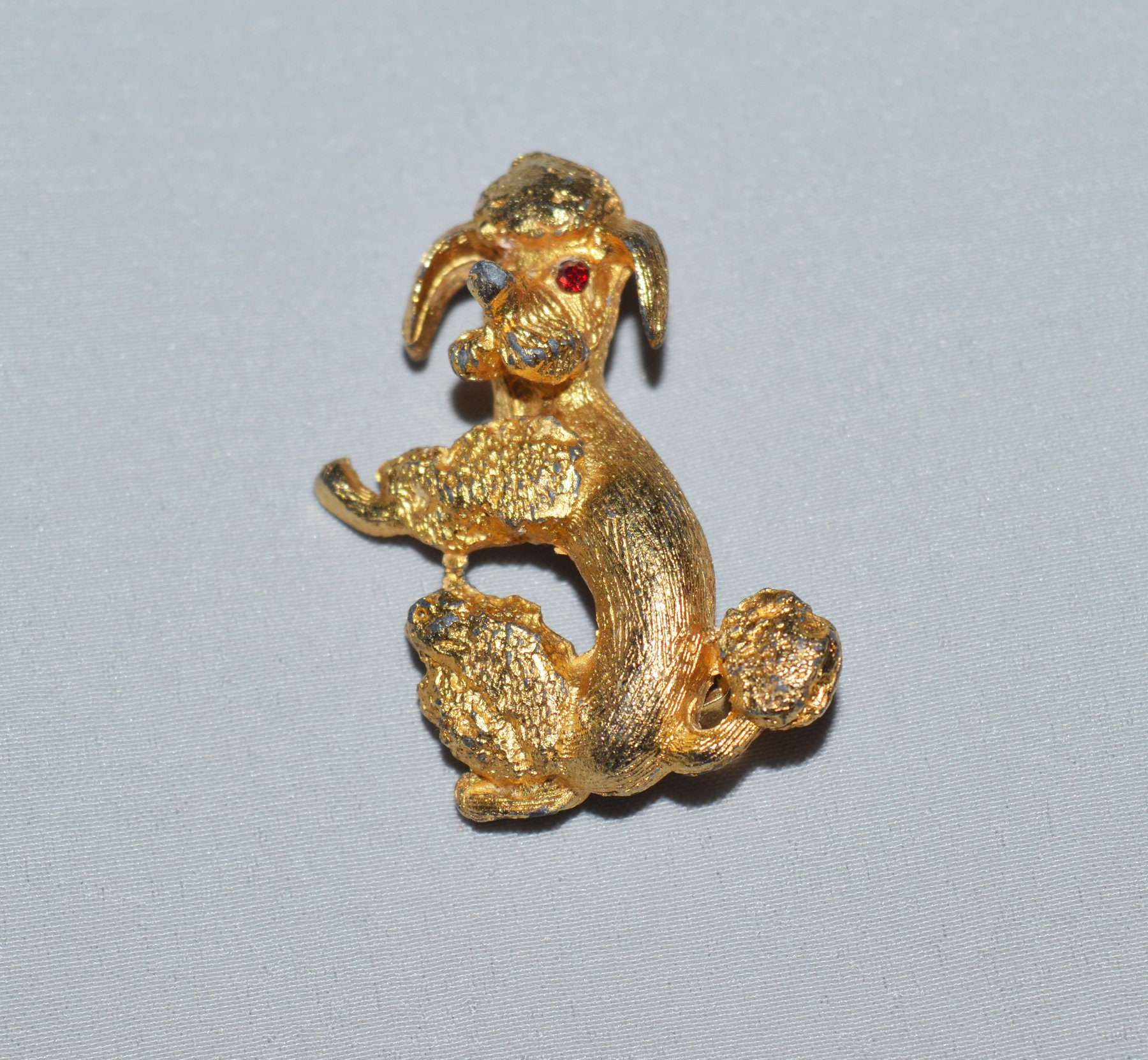 50s Poodle Brooch - Etsy