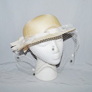 Really Cute Ivory Wool Church Dress Hat by Mr. John Mr John Classic Hats - Etsy main image 3