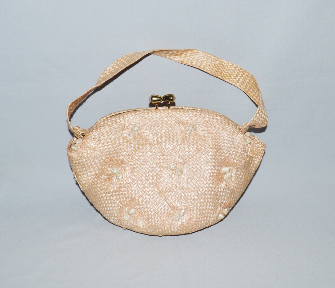 Vintage Bag Bags by Josef 1950s Straw/raffia Handbag With Etsy