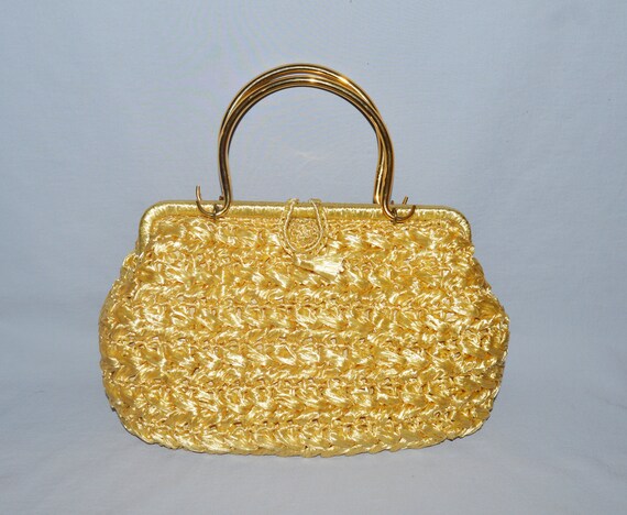 vintage raffia bag